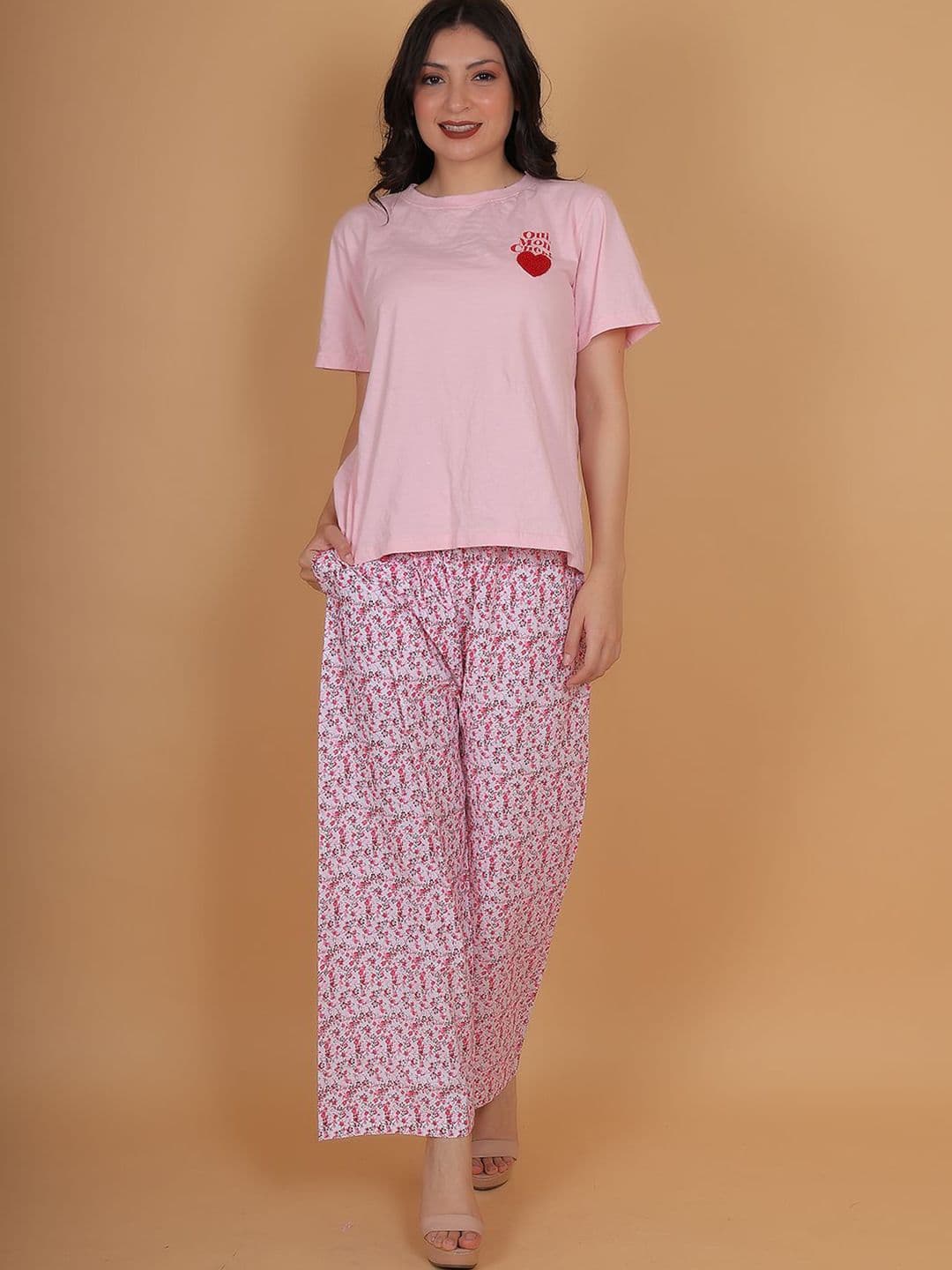 Trendzmy Women Floral Printed Handloom Palazzos - view 1