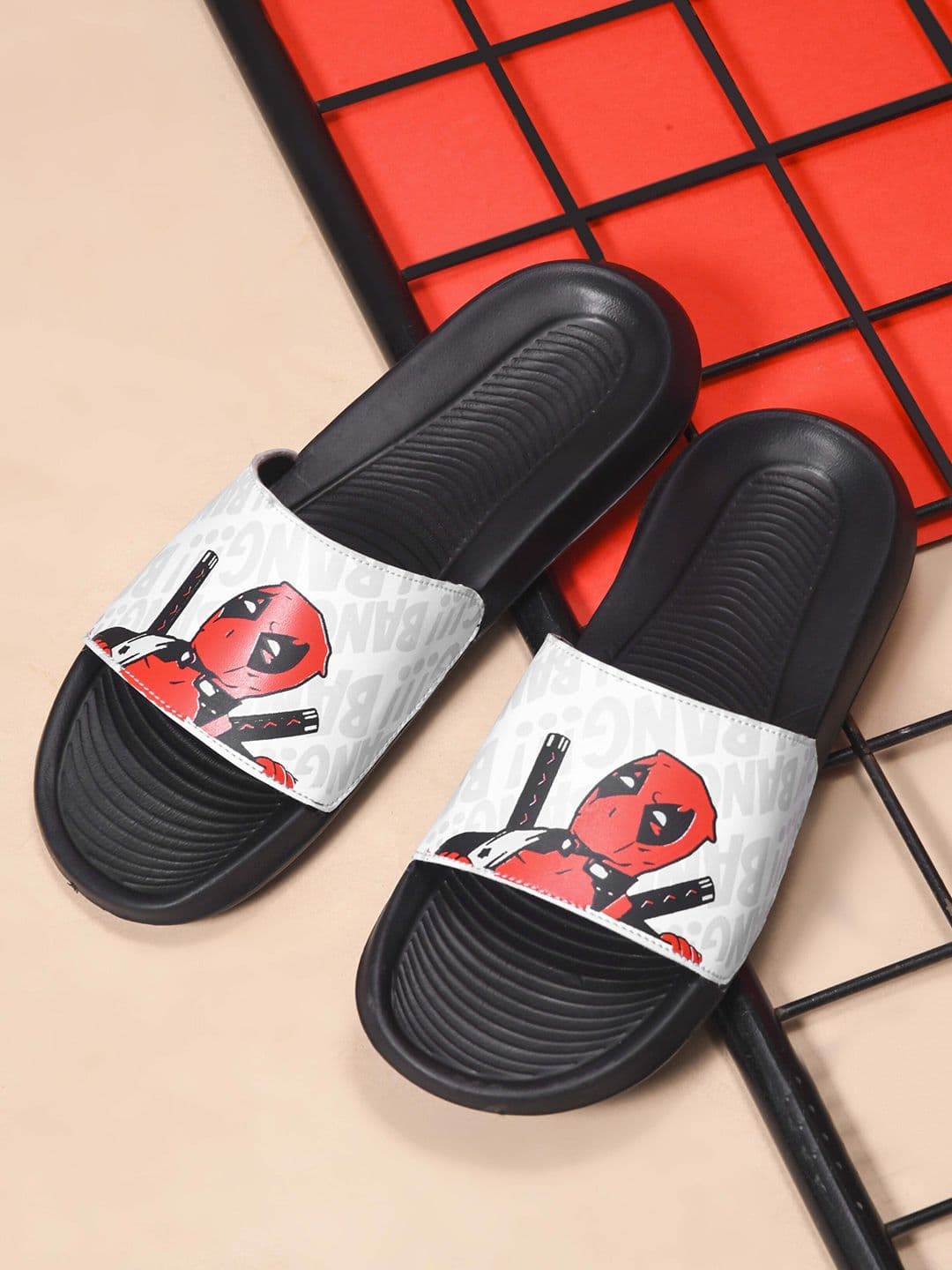 PERY PAO Men Printed Sliders - view 1