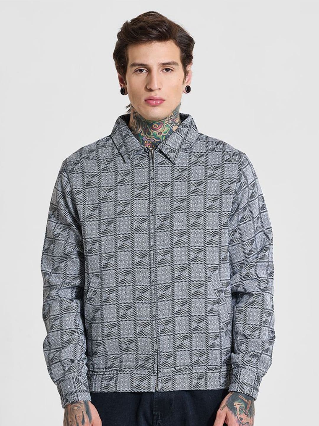 Snitch Men Geometric Tailored Jacket - view 1