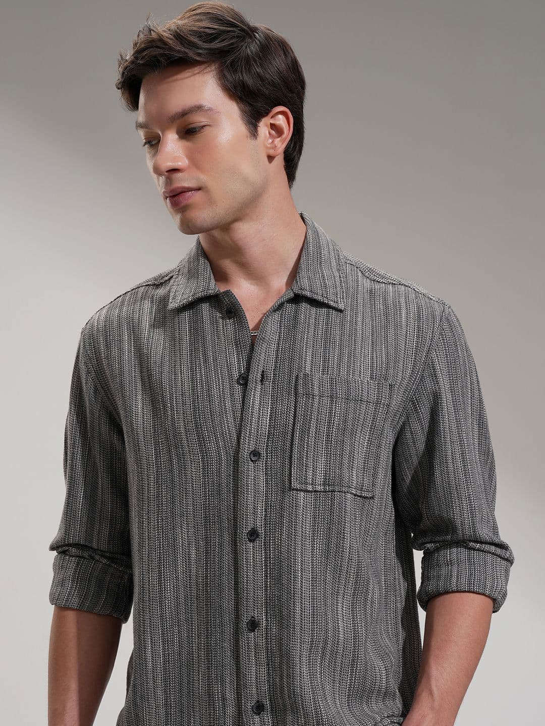 HIGHLANDER Men Comfort Opaque Casual Relaxed Fit Shirt - view 1