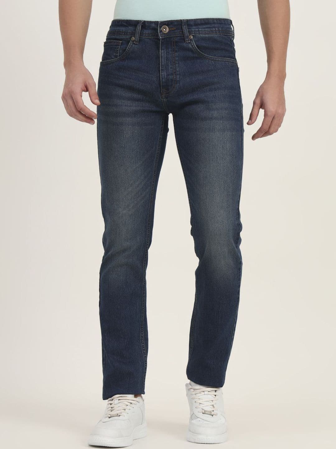 Greenfibre Men Slim Fit Light Fade Stretchable Jeans - view 1