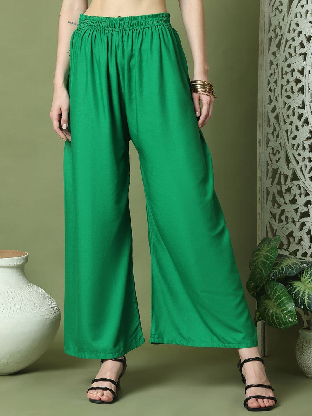 TAG 7 Women Flared Ethnic Palazzos - view 1