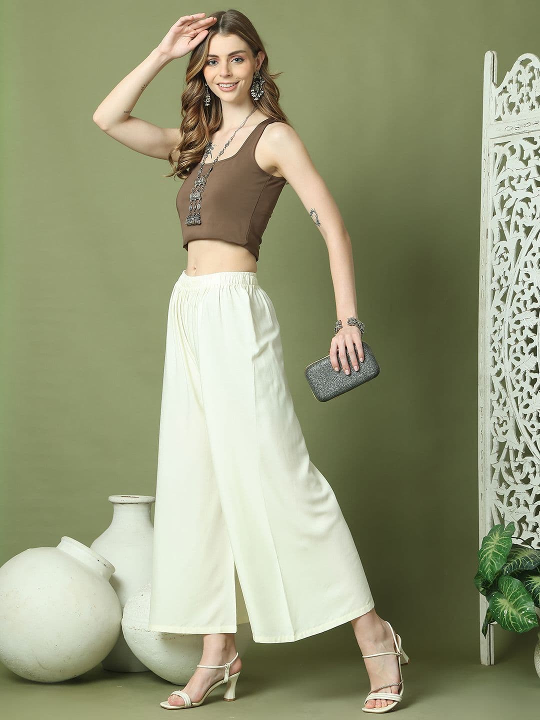 TAG 7 Women Flared Palazzos - view 1