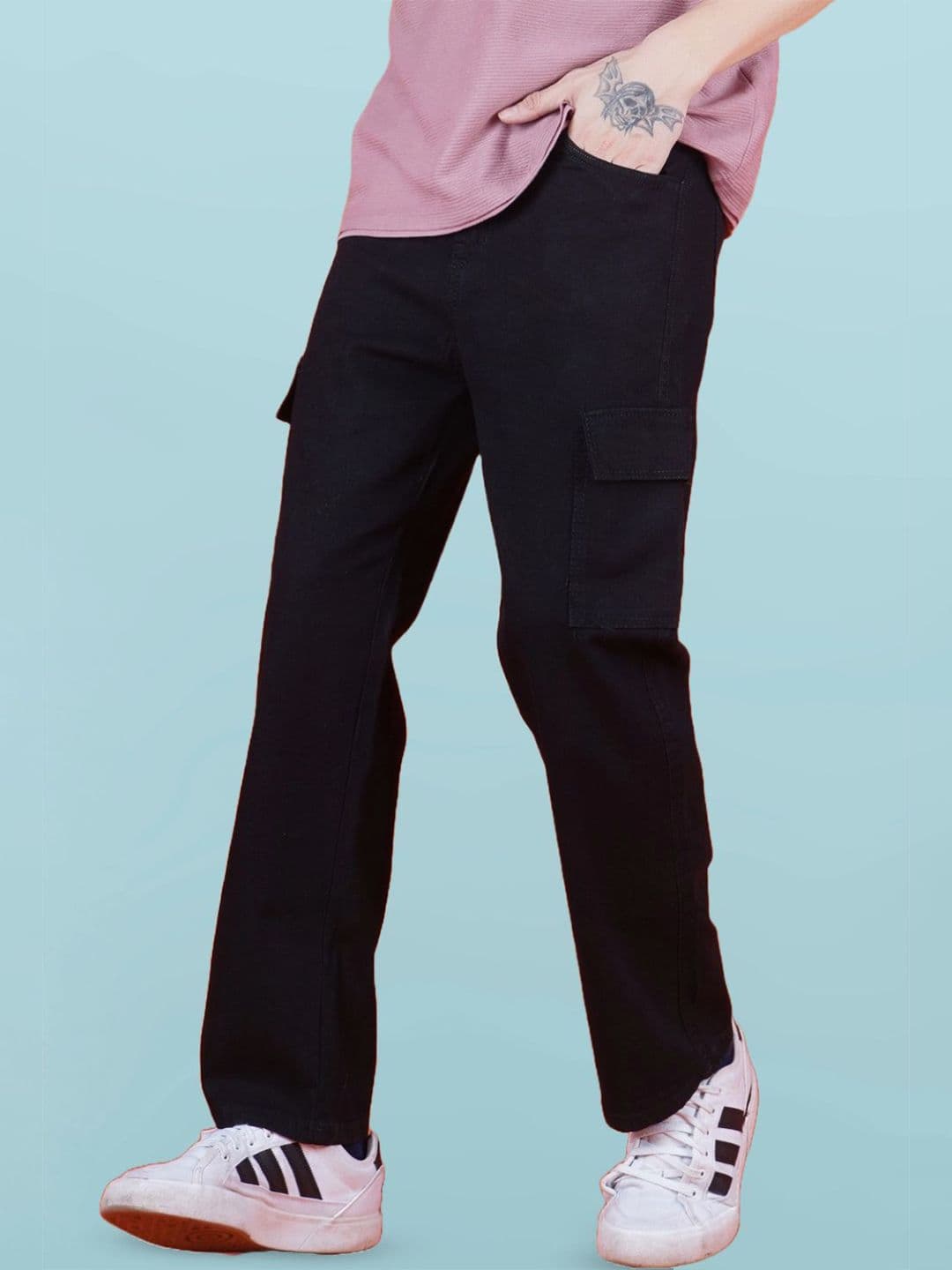 SZN Men Classic Slash Knee Jeans - view 1