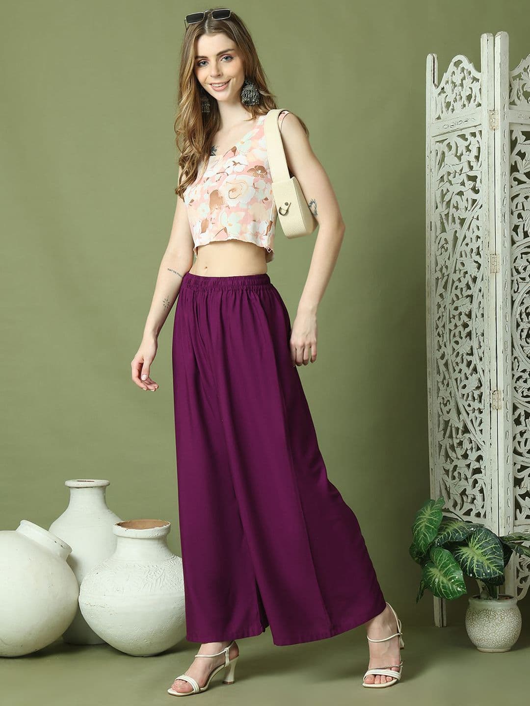 TAG 7 Women Flared Palazzos - view 1