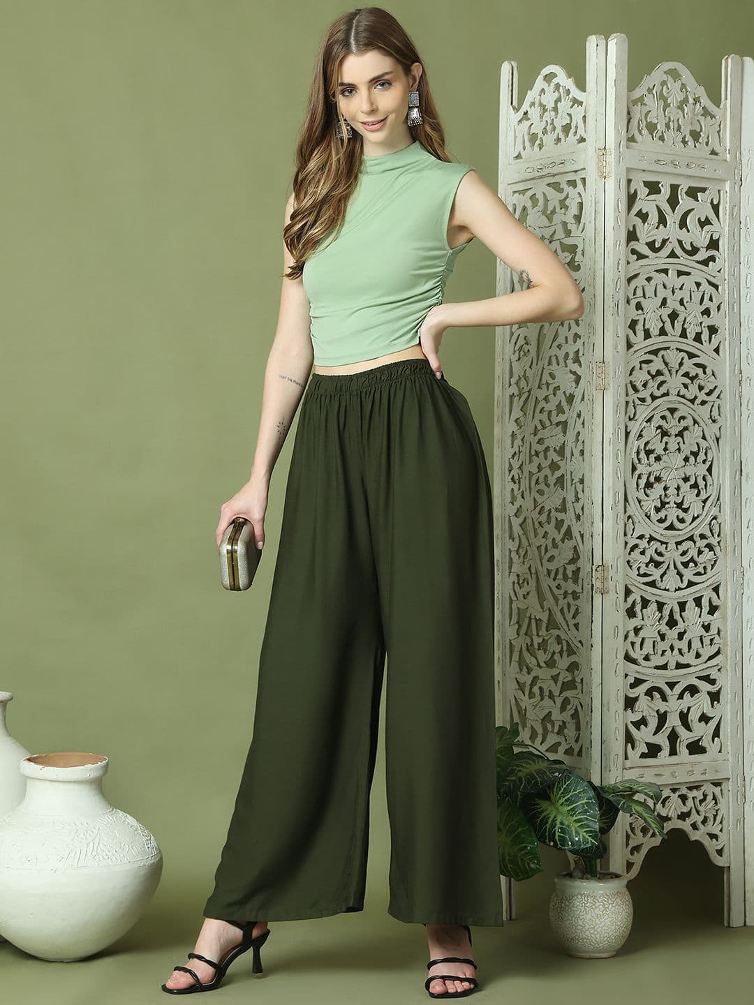 TAG 7 Women Flared Palazzos - view 1