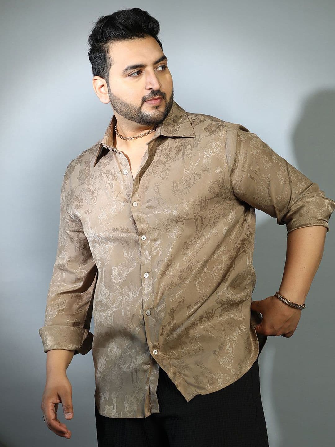 Instafab Plus Men Comfort Opaque Casual Shirt - view 1