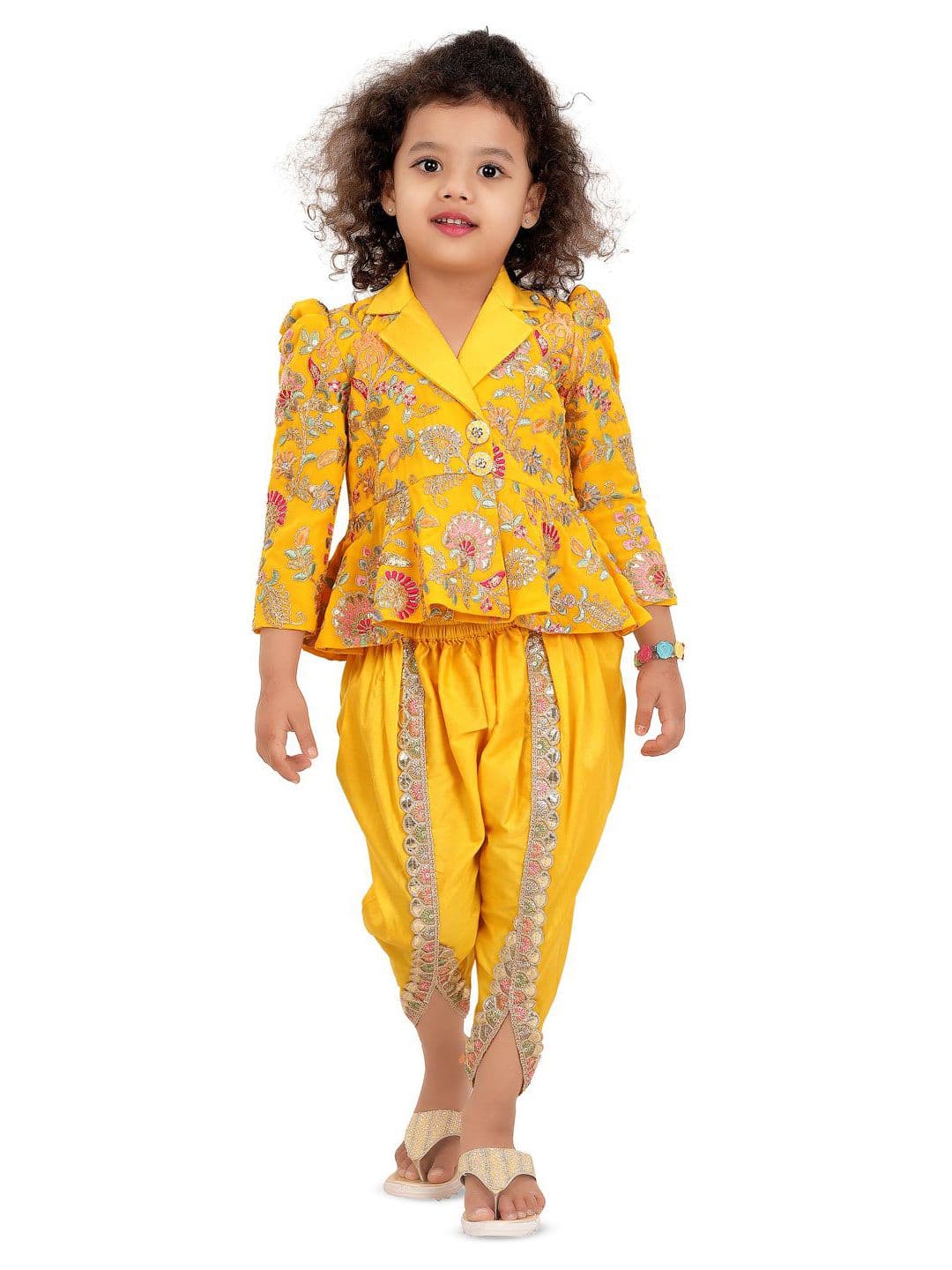 Pragya Exclusive Girls Embroidered Ready to Wear Lehenga & - view 1