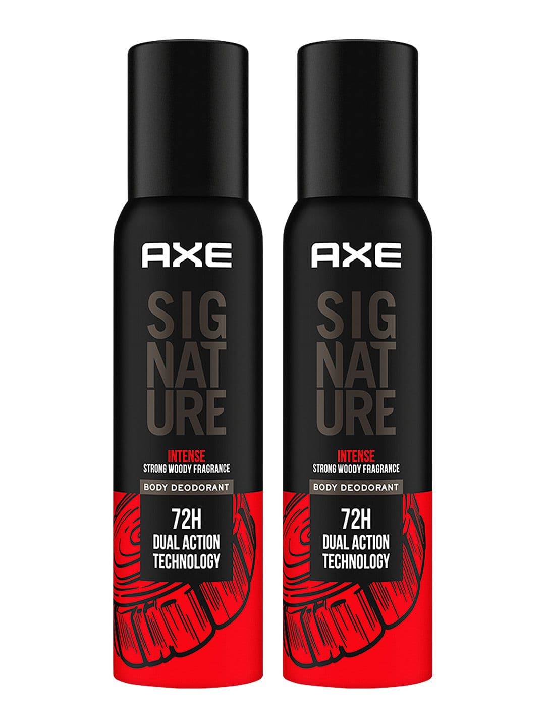 AXE Pack of 2 Signature Intense Body Spray For Men - 200ml Each