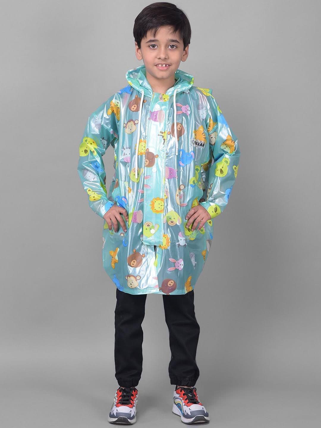 Dollar Kids Full Sleeve Face Printed Rain Jacket - view 1