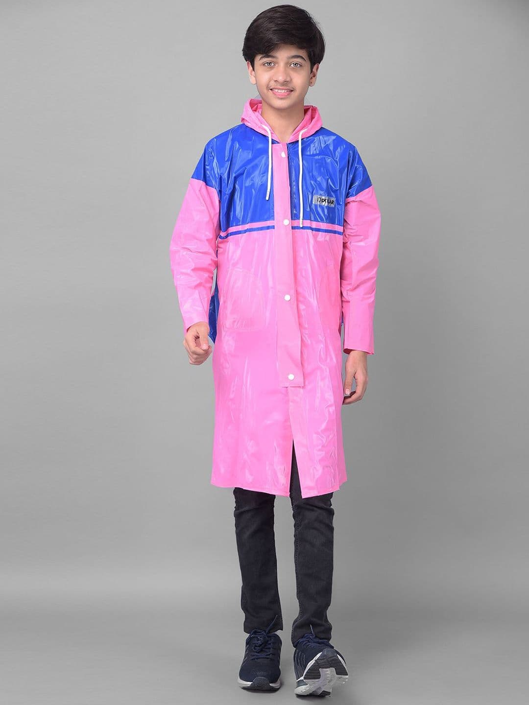 Dollar Boys Colourblocked Hooded Rain Jacket - view 1