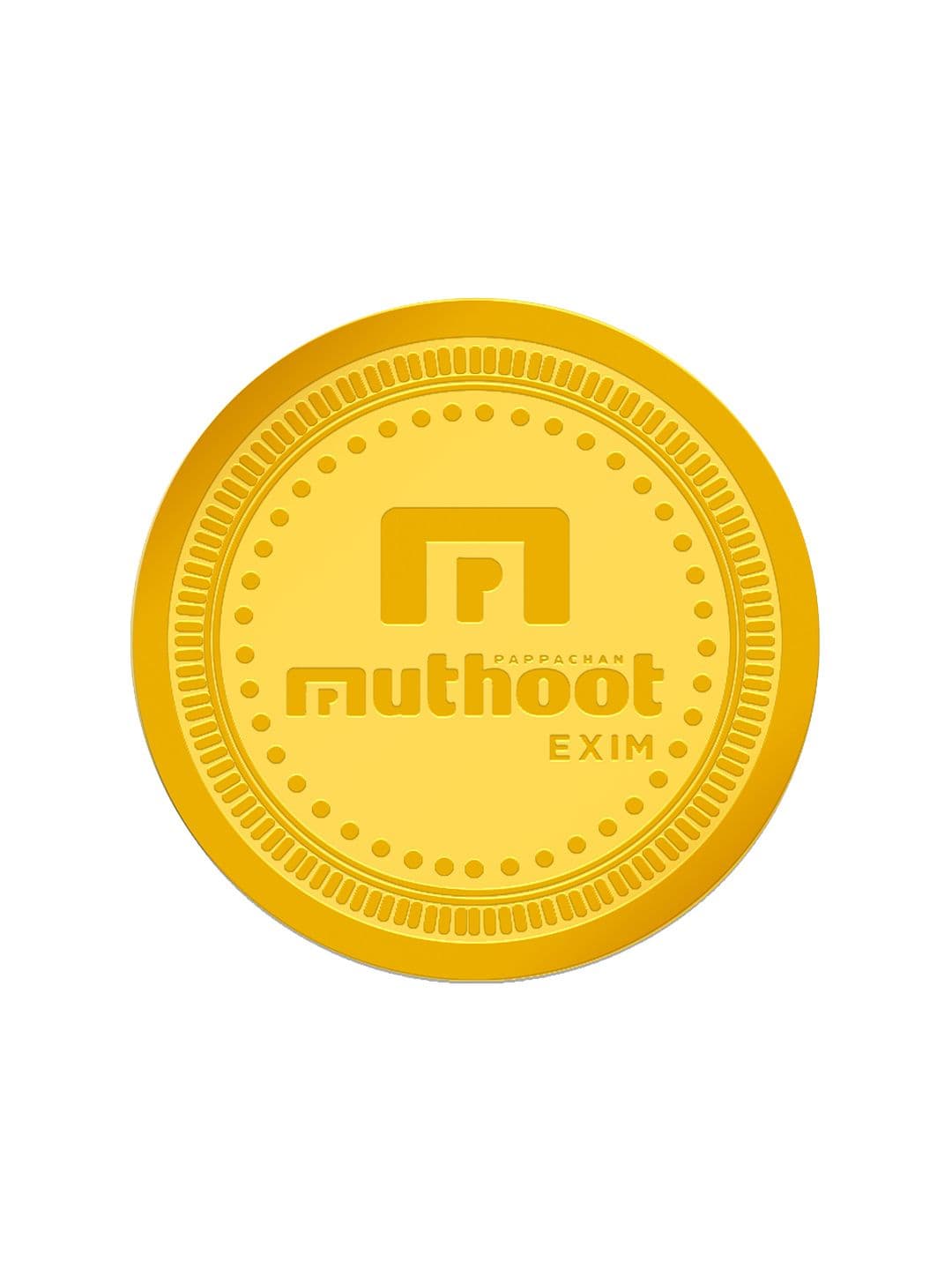 Muthoot Pappachan 24K 999 Gold Coin -0.5 Gm - view 1