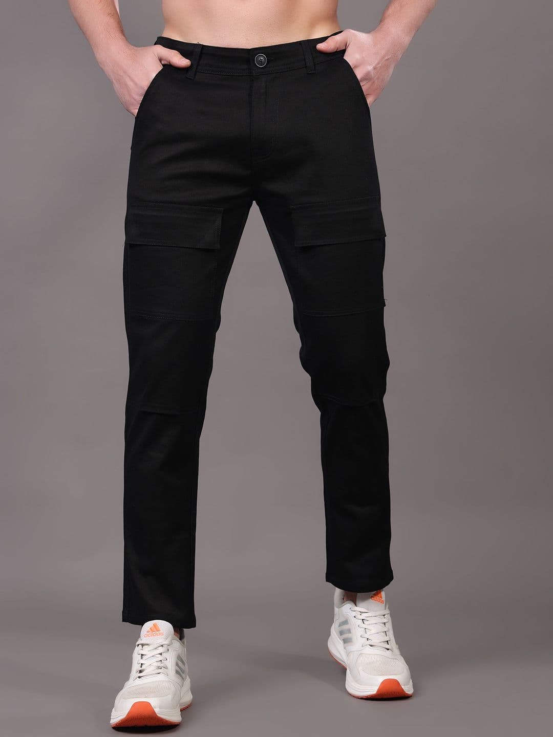 ZAYSH Men Slim Fit Mid-Rise Cotton Cargo Styles Jeans - view 1