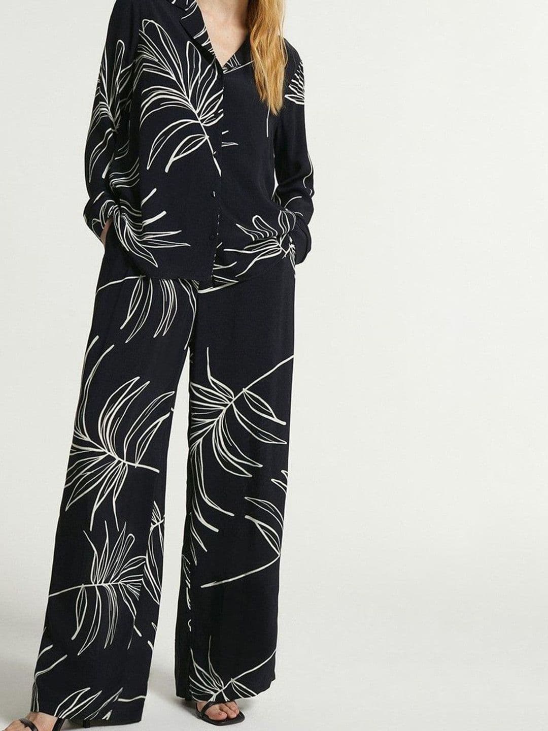 SZN Printed Shirt & Trousers Co-Ord Set - view 1