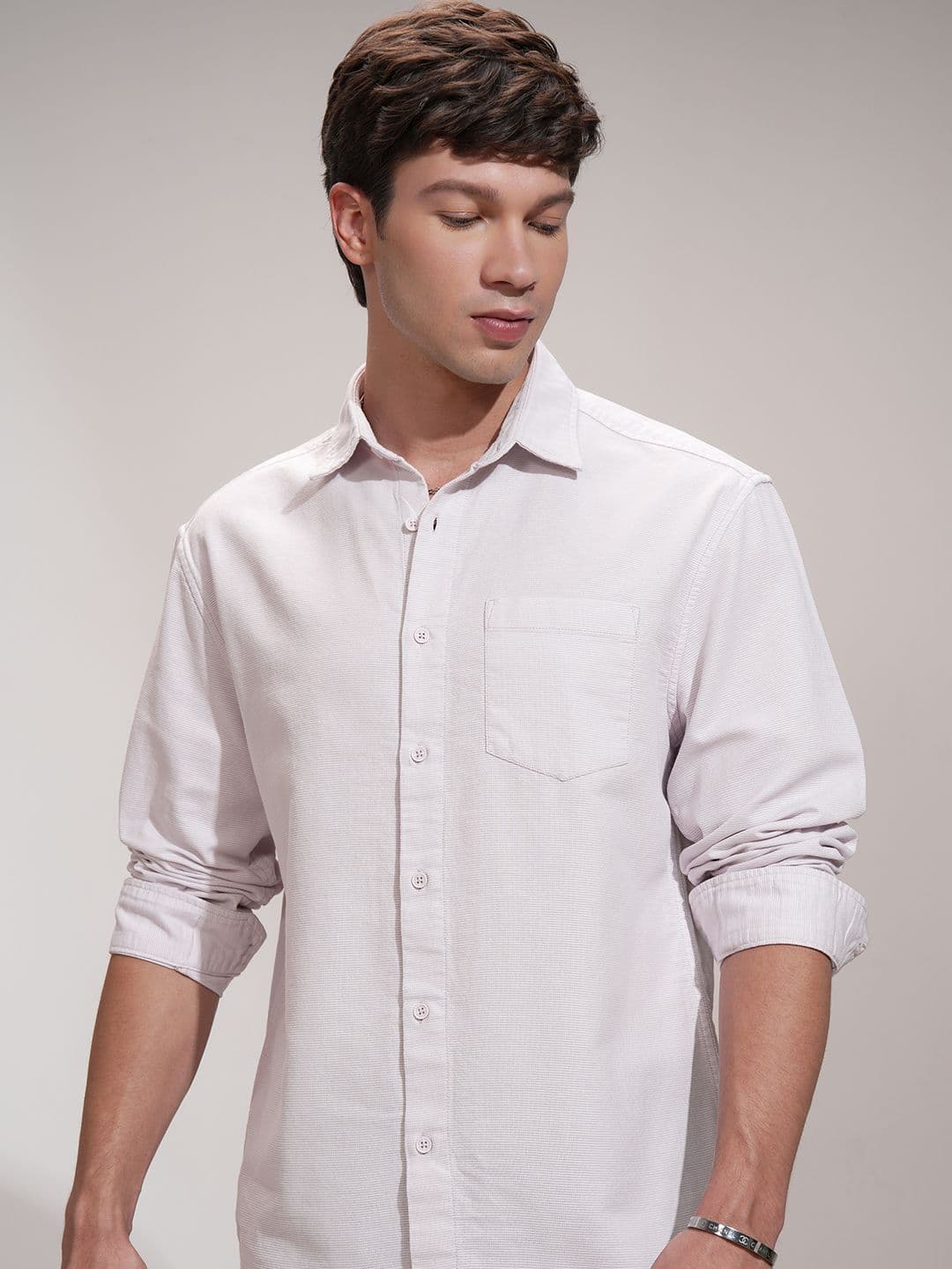 HIGHLANDER Men Comfort Opaque Casual Shirt - view 1