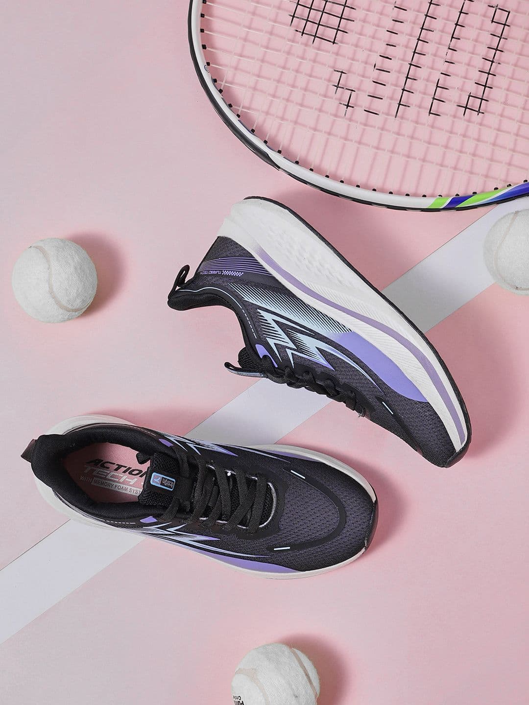 Action Women Mesh Running Non-Marking Shoes - view 1