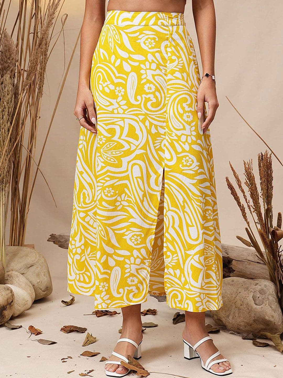 STREET 9 Women Pure Cotton Straight A-Line Maxi Skirt - view 1