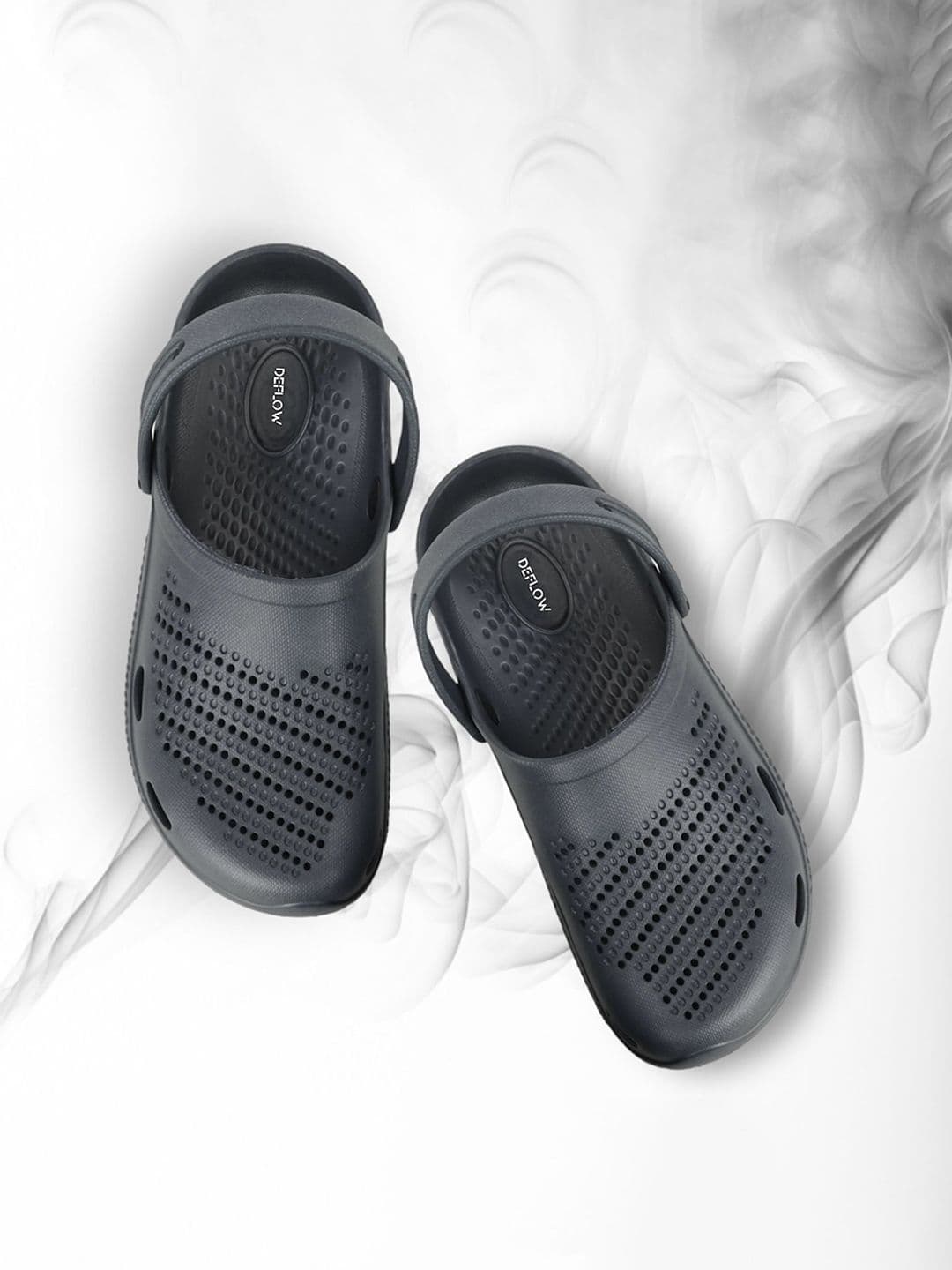 Deflow Self Design Cushioned Footbed Clogs Flip Flops - view 1