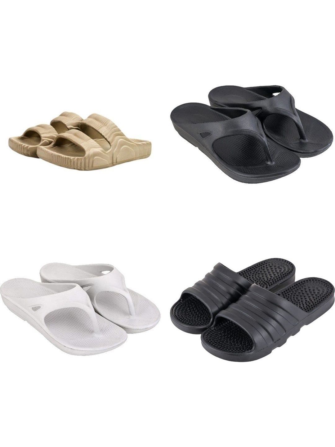 Feel alive Men Set of 4 Flip Flops - view 1
