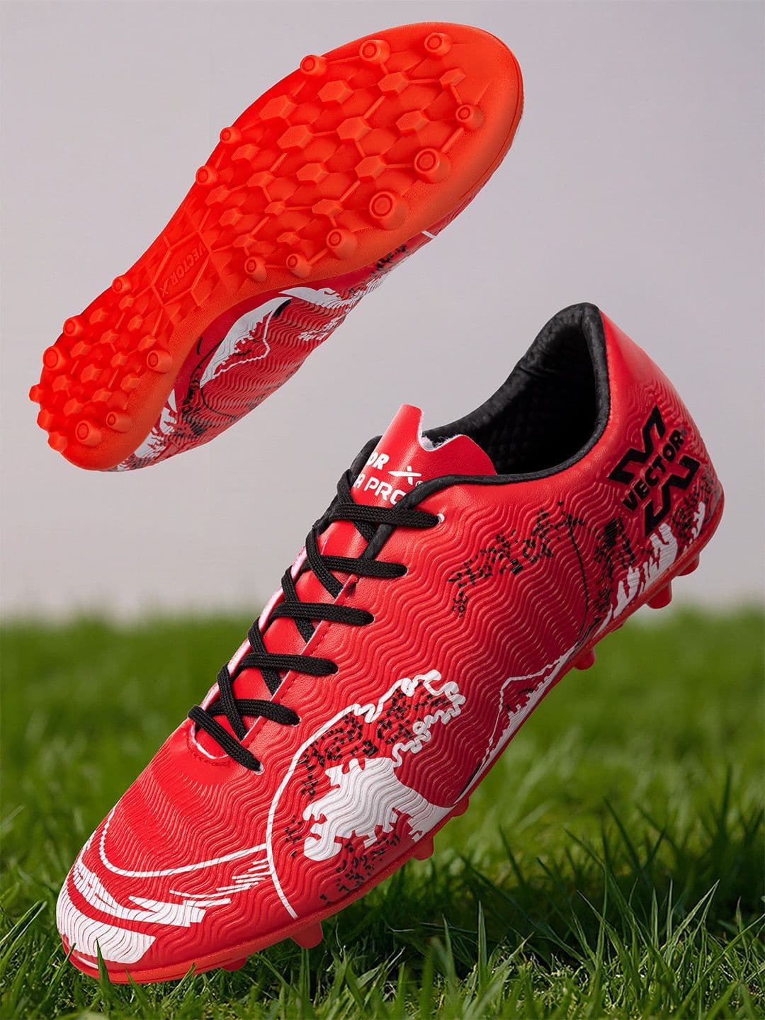 VECTOR X Acura Pro Fully Embossed Synthetic Upper TPU Sole Lace-Ups Turf Shoes - view 1