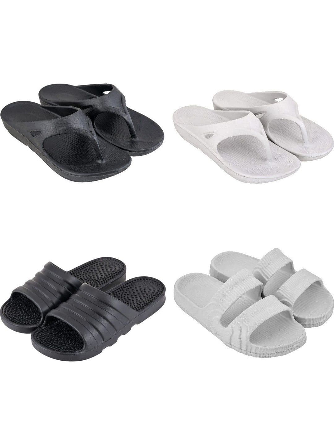 Feel alive Men Set Of 4 Thong Flip-Flops - view 1