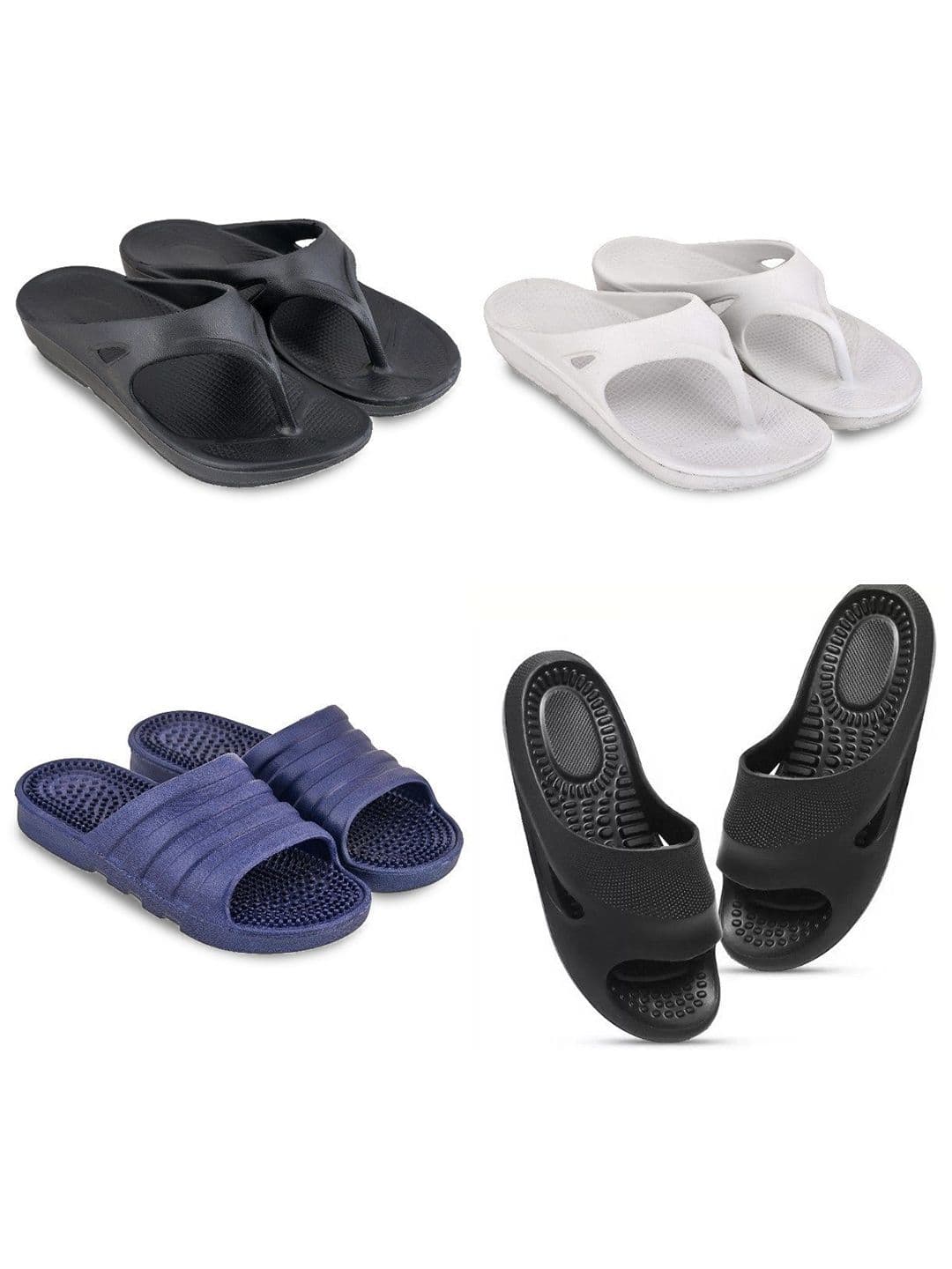 Feel alive Men Set Of 4 Thong Flip-Flops - view 1