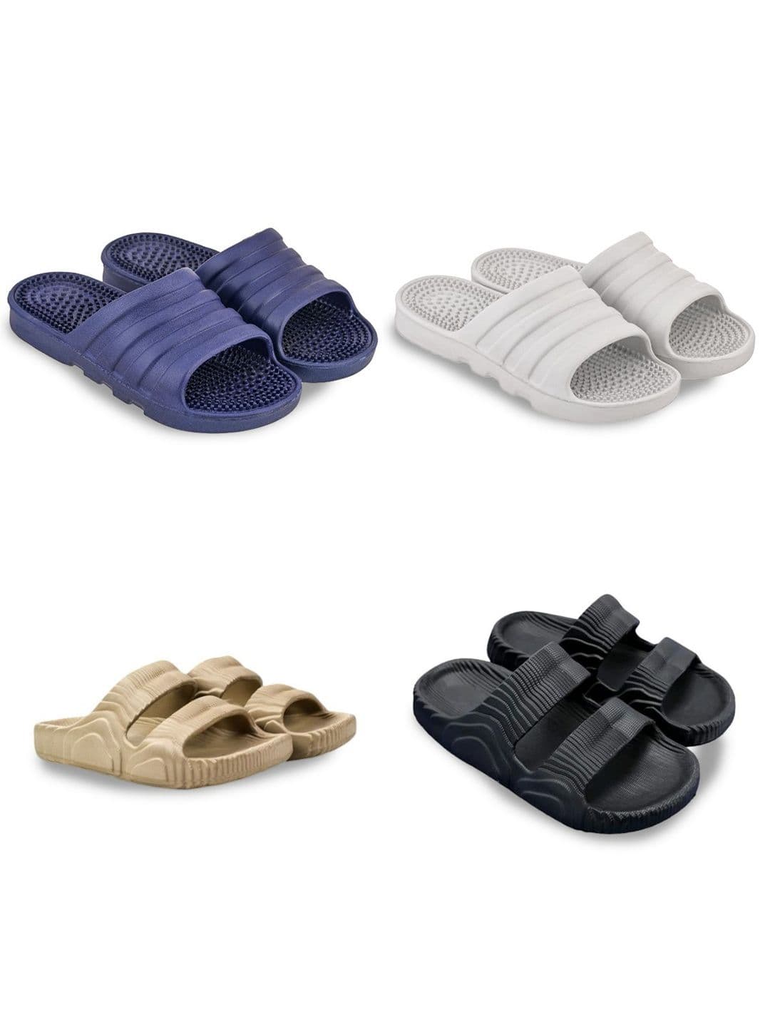 Feel alive Men Set of 4 Lightweight Flip Flops - view 1