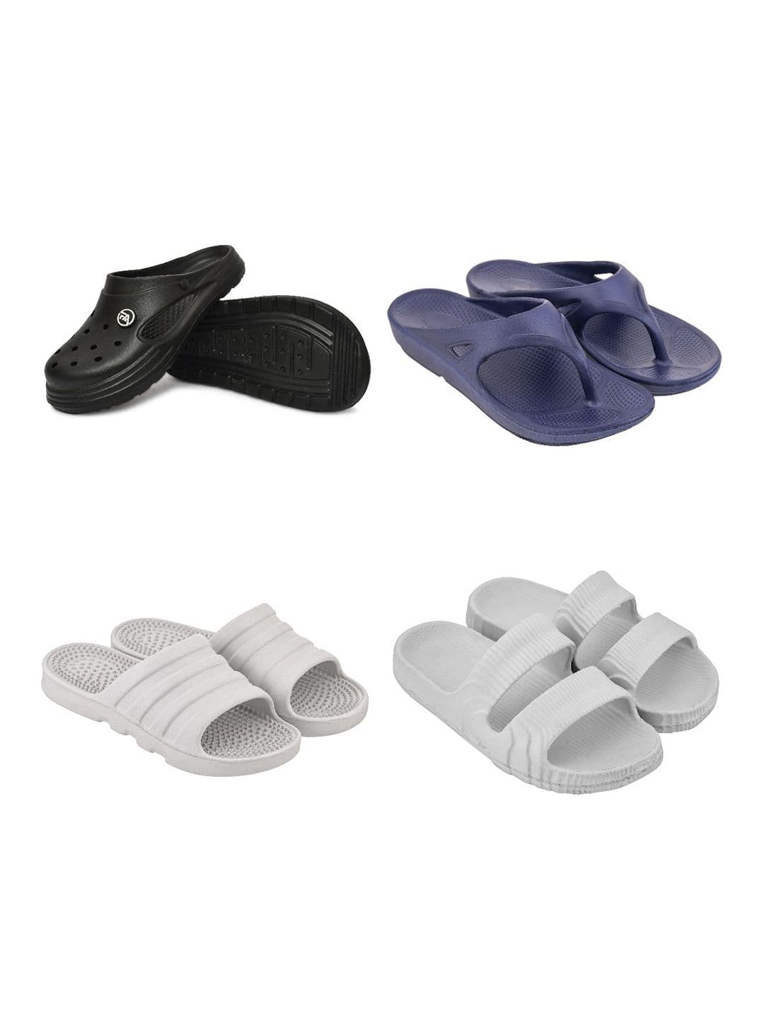 Feel alive Men Set of 4 Lightweight Flip Flops - view 1