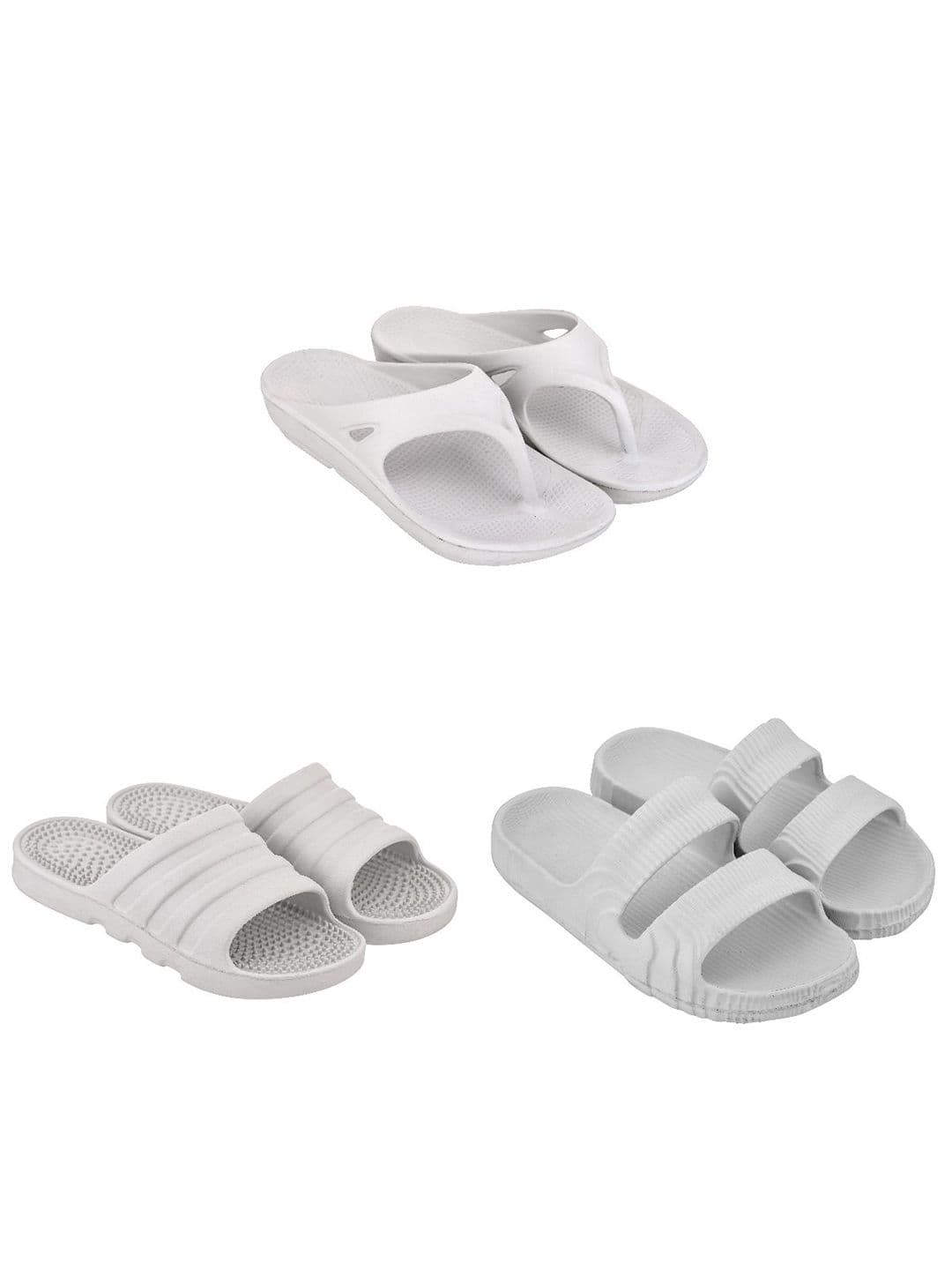 Feel alive Men Set Of 4 Lightweight EVA Flip Flops - view 1