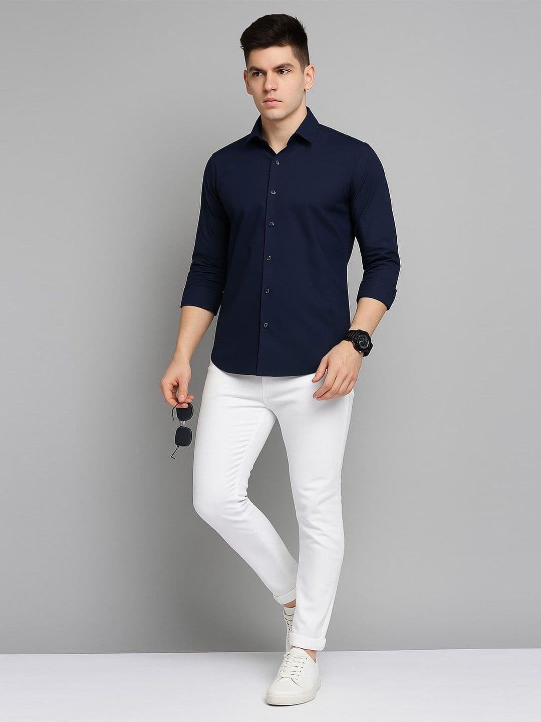 Lee Cross Spread Collar Shirt - view 1