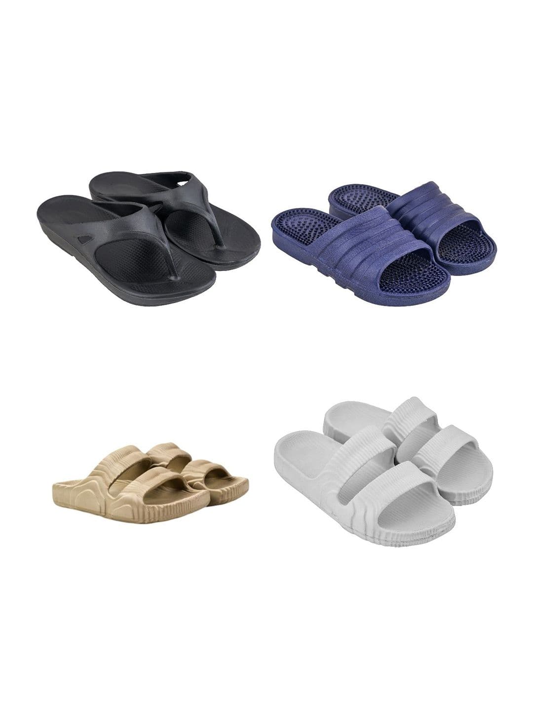 Feel alive Men Set of 4 Ultra-Comfortable Lightweight Clogs - view 1