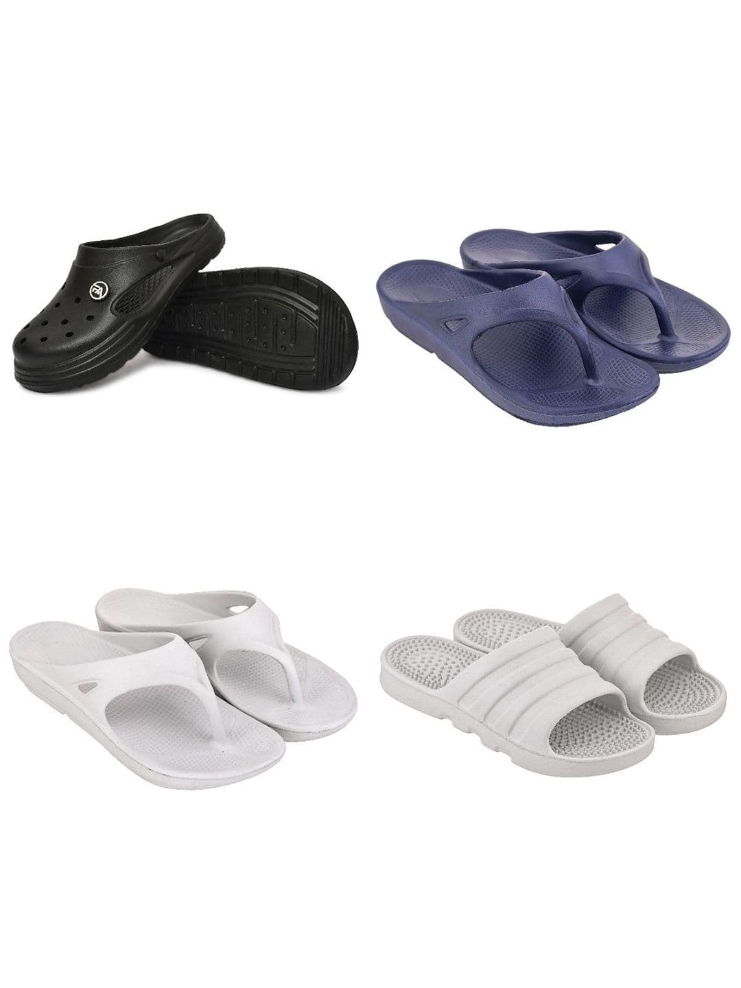 Feel alive Men Set of 4 Lightweight Flip Flops - view 1