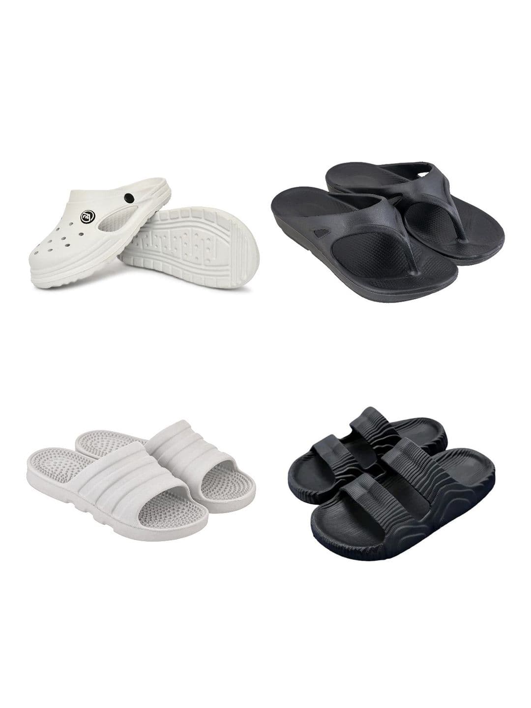 Feel alive Men Set of 4 Lightweight Flip Flops - view 1