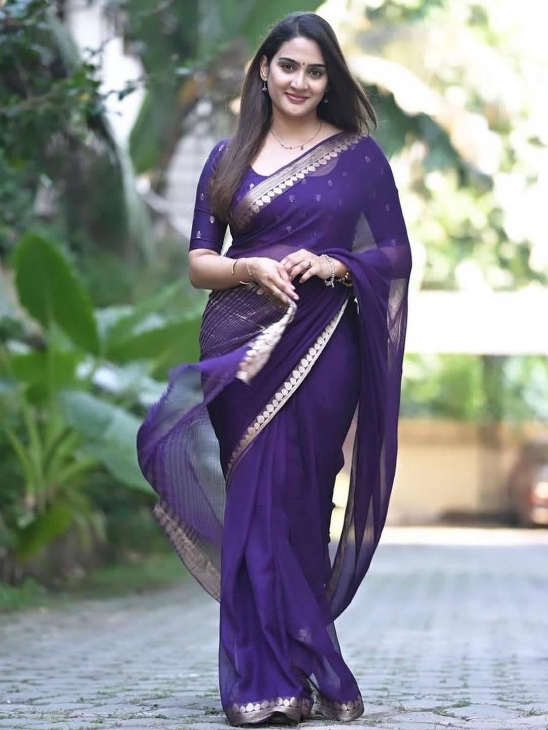 HERE&NOW Woven Design Zari Art Silk Designer Ilkal Saree - view 1