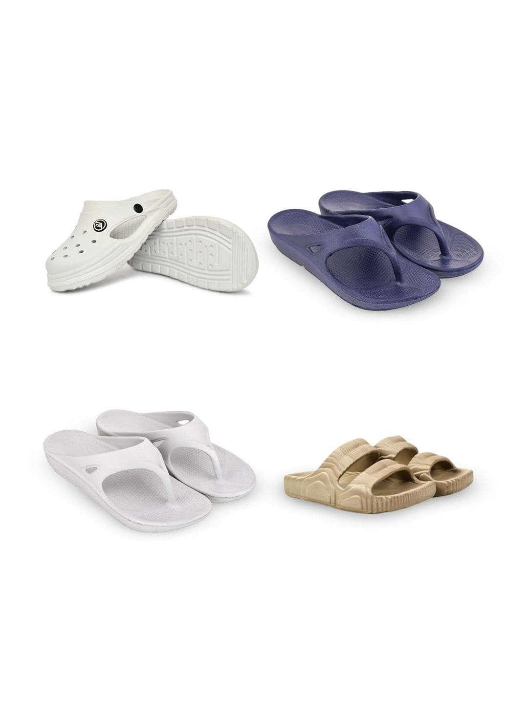 Feel alive Men Set of 3 Ultra-Comfortable Lightweight Flip Flops - view 1