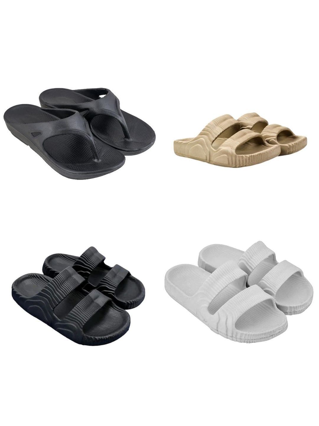 Feel alive Men Pack Of 4 Self Design Sliders - view 1