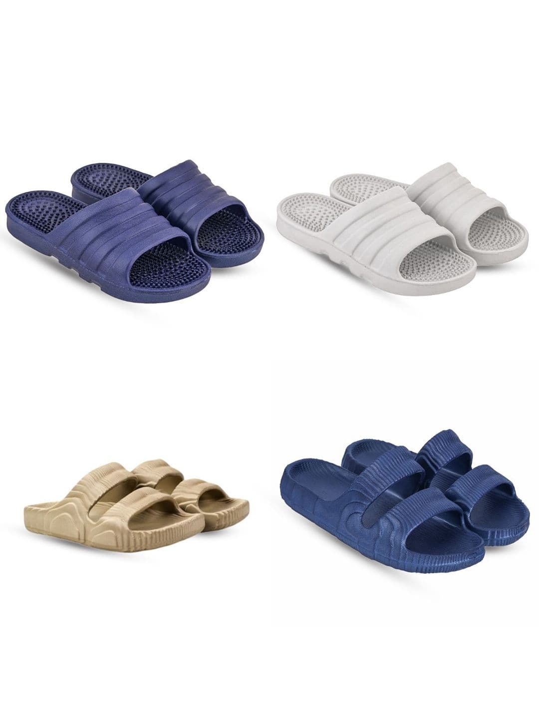 Feel alive Men Set of 4 Lightweight Flip Flops - view 1