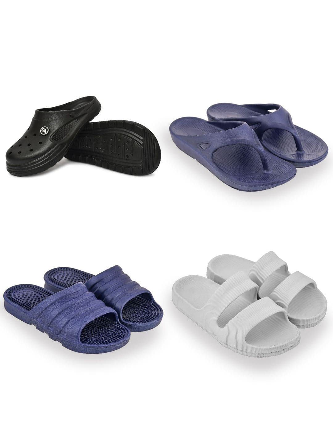 Feel alive Set Of 4 Ultra-Comfortable Lightweight Clogs - view 1