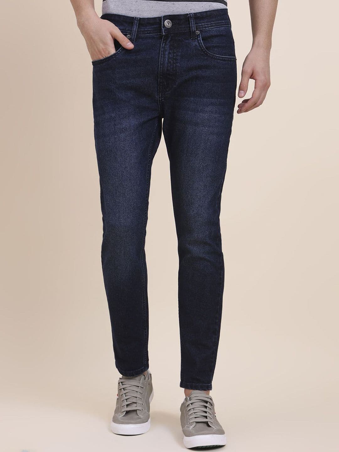 Greenfibre Men Slim Fit Low-Rise Cotton Jeans - view 1