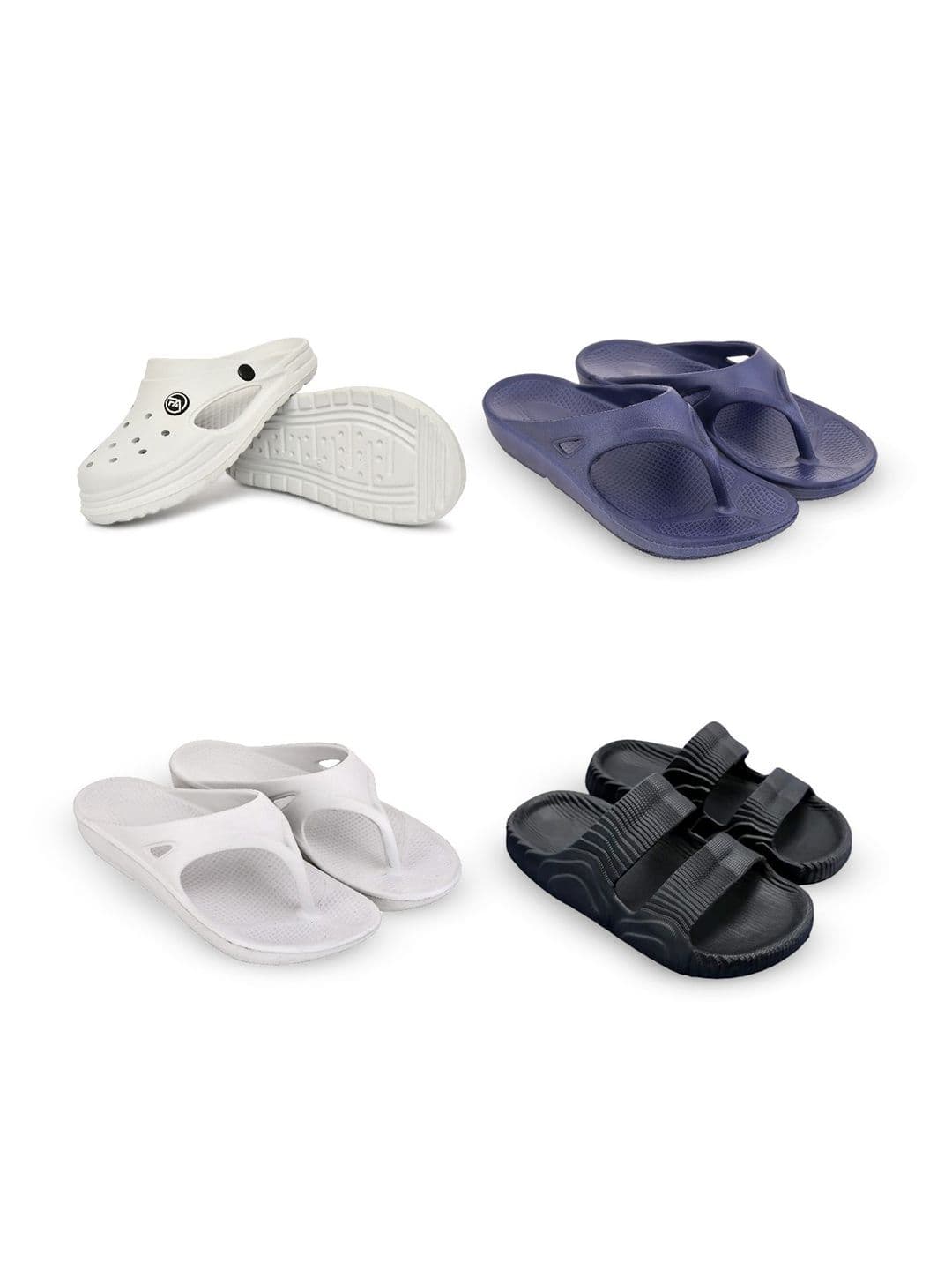 Feel alive Men Set of 4 Ultra-Comfortable Lightweight Clogs - view 1