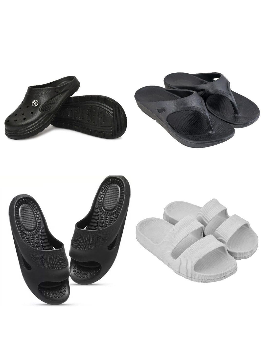 Feel alive Men Set of 4 Lightweight Clogs - view 1