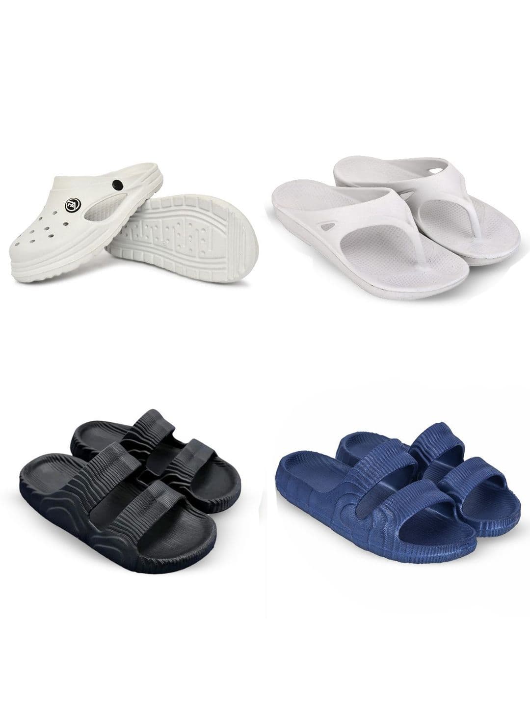 Feel alive Men Pack Of 4 Clogs - view 1