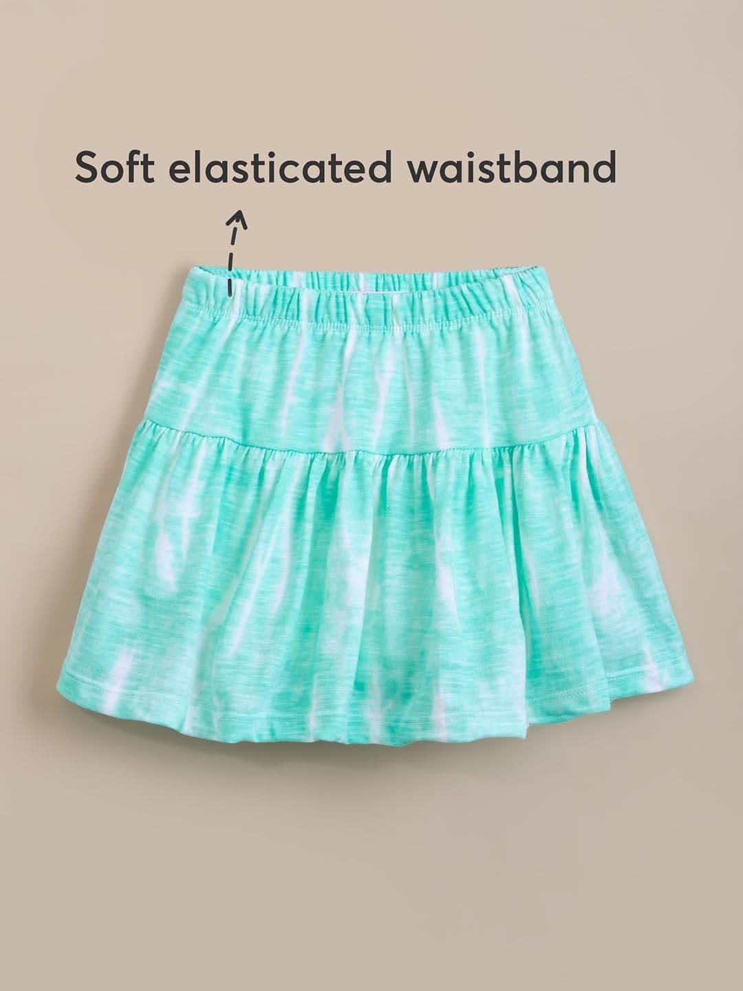 Hopscotch Mint Swirl Tie-Dye Skirt - view 1