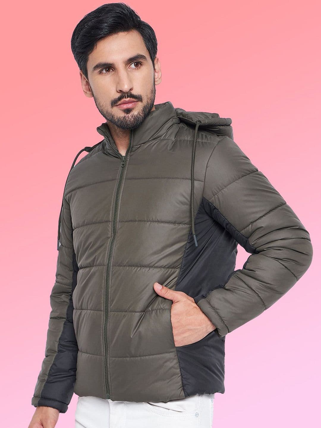 VERO AMORE Hooded Lightweight Puffer Jacket - view 1