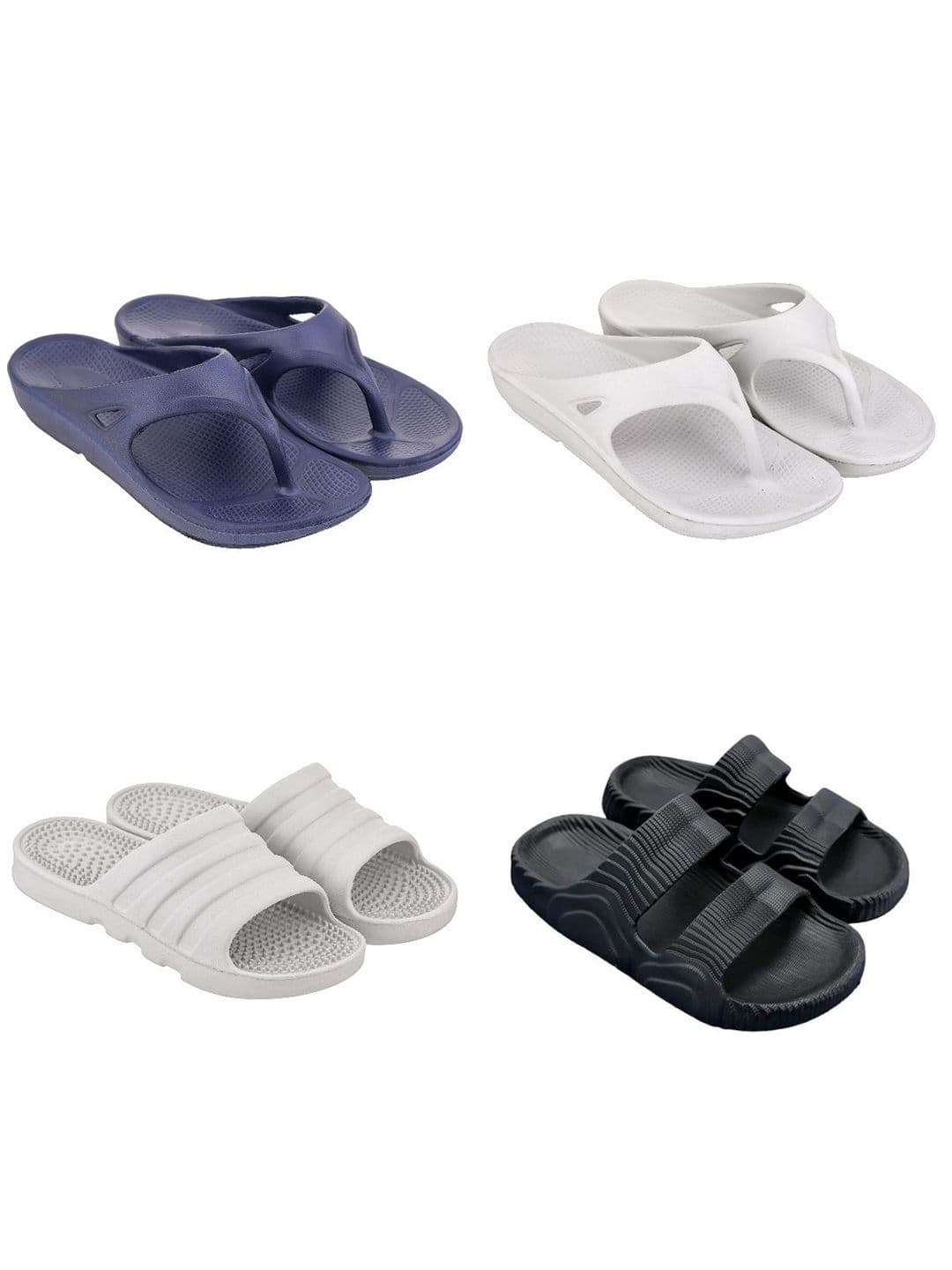 Feel alive Men Set of 4 Sliders Flip Flops - view 1