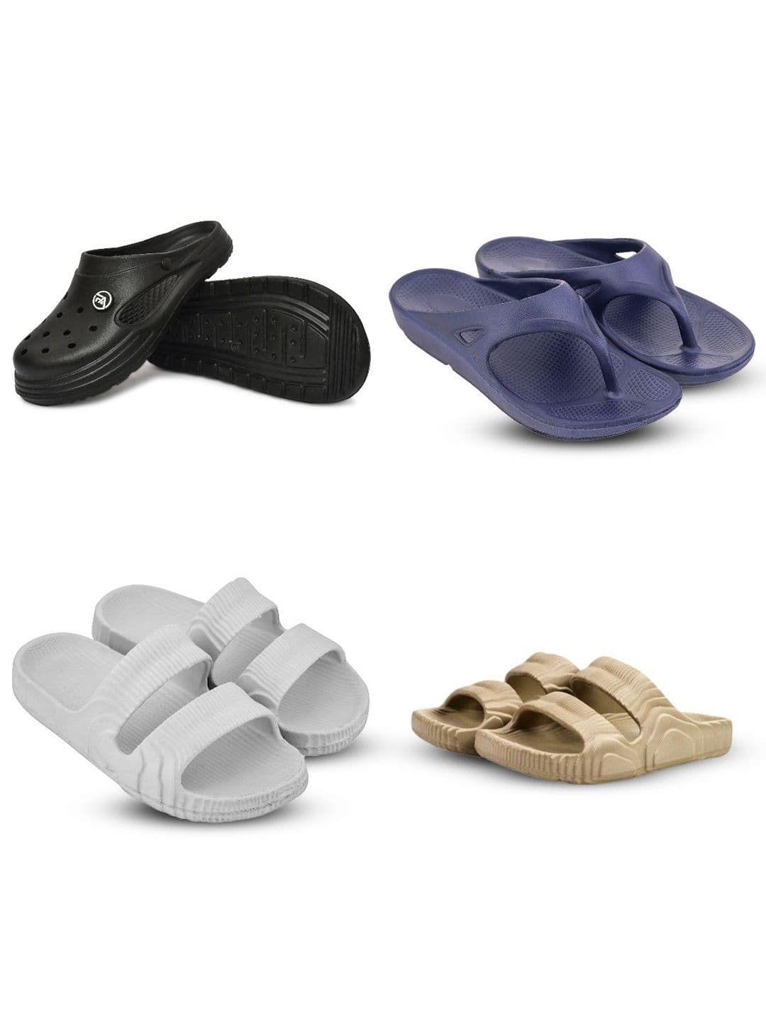 Feel alive Men Set of 4 Lightweight Flip-Flops - view 1