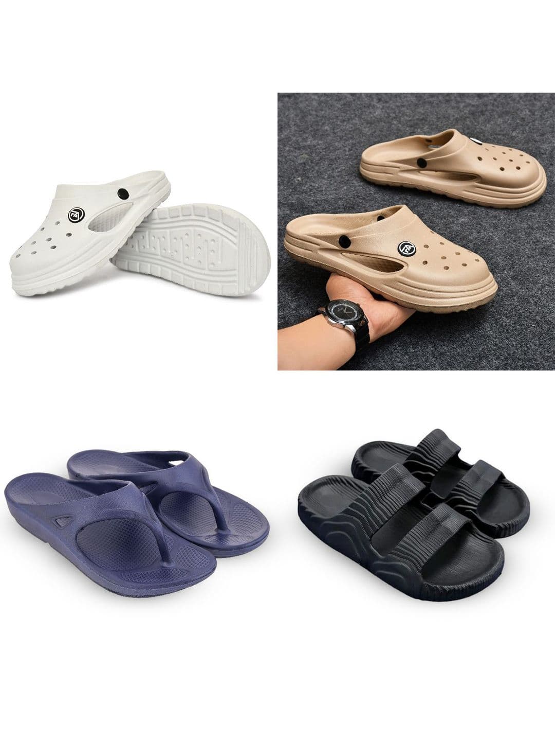 Feel alive Set Of 4 Ultra-Comfortable Lightweight Clogs - view 1