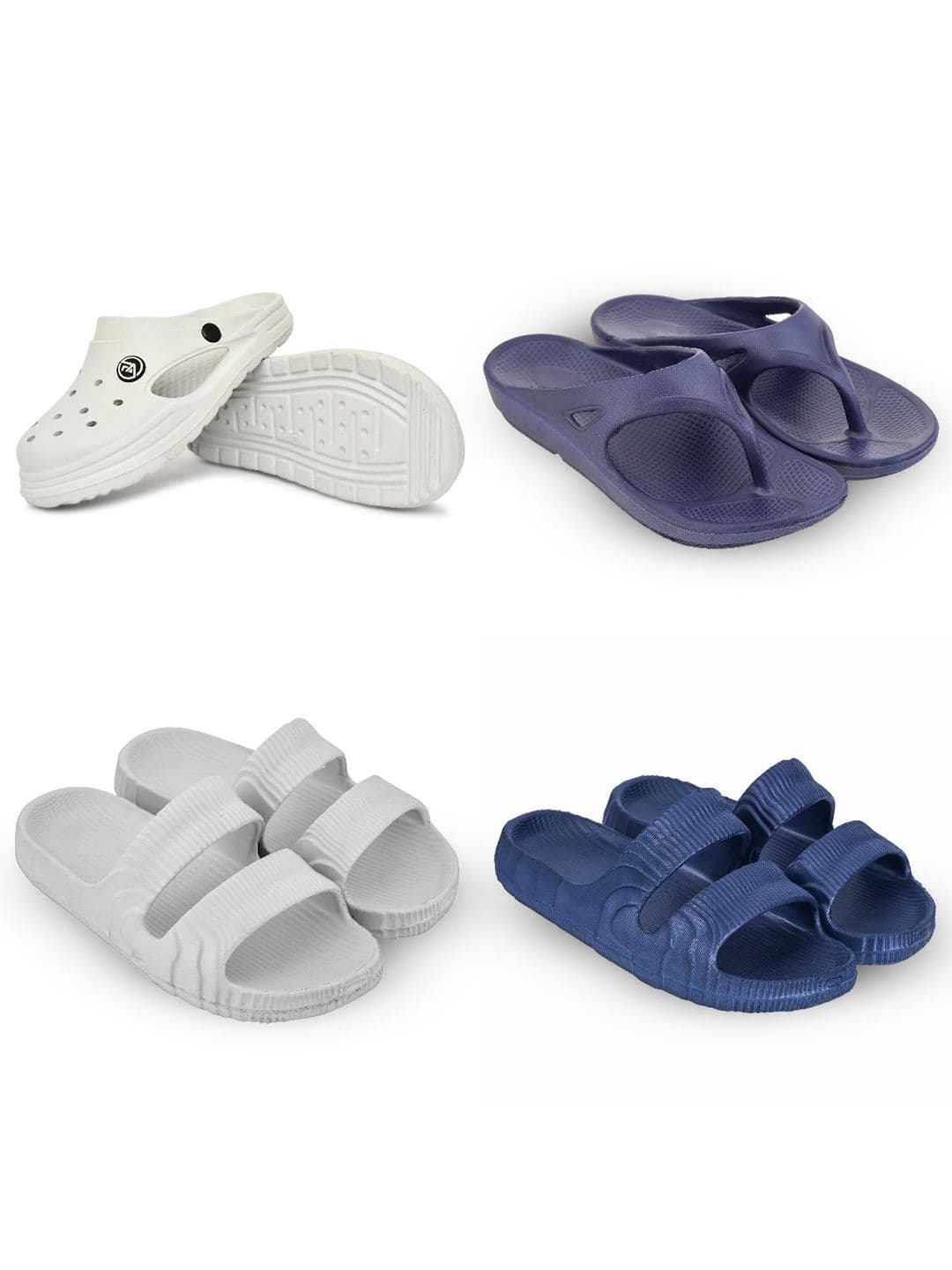 Feel alive Men Set of 4 Flip Flops - view 1