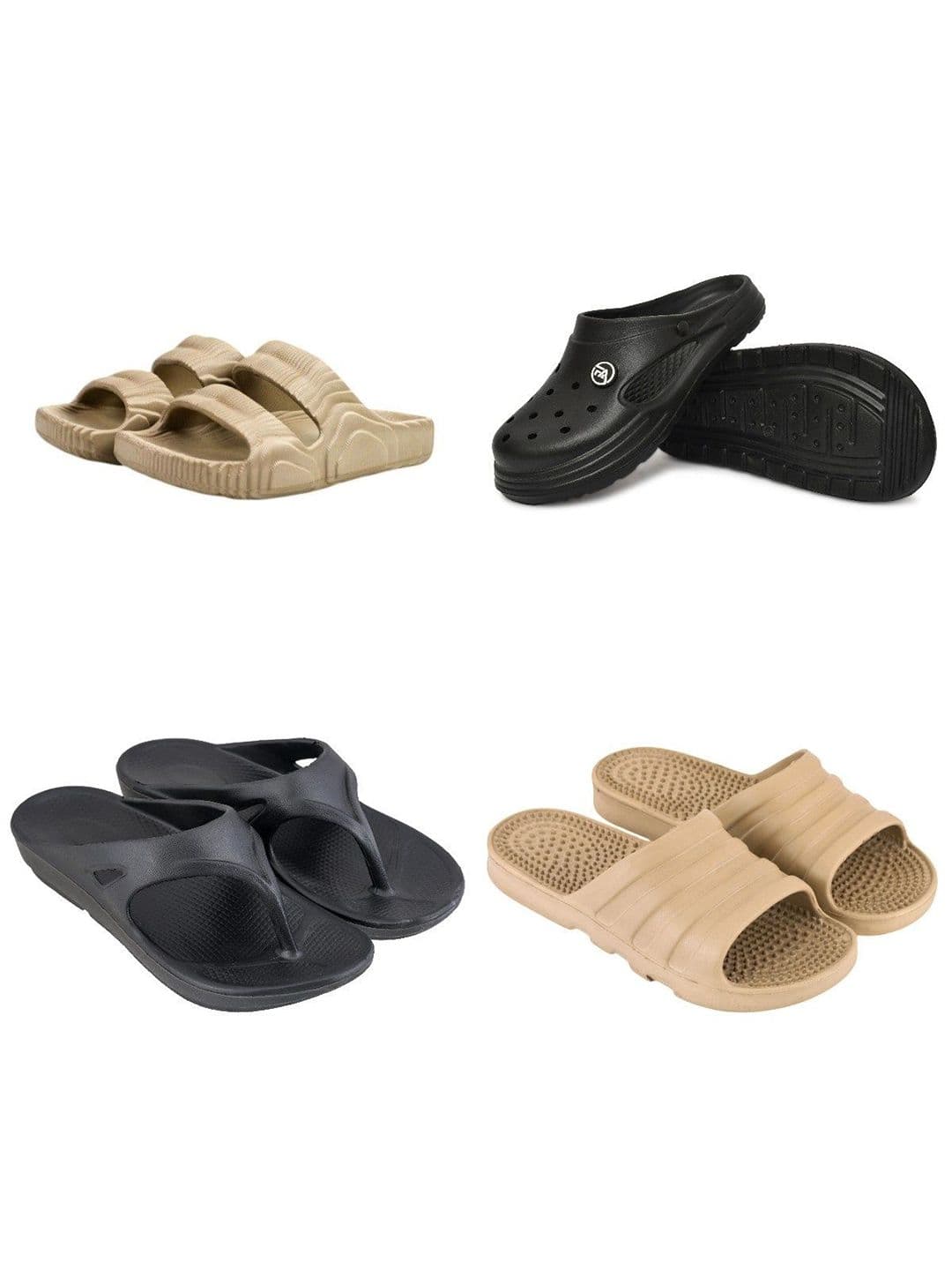 Feel alive Men Set of 4 Lightweight Flip Flops - view 1