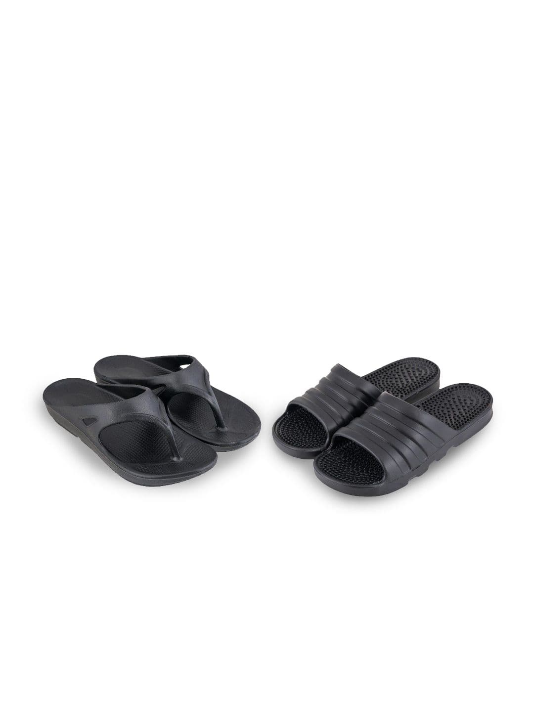 Feel alive Men Self Design Set of 4 Pair Lightweight Clogs - view 1
